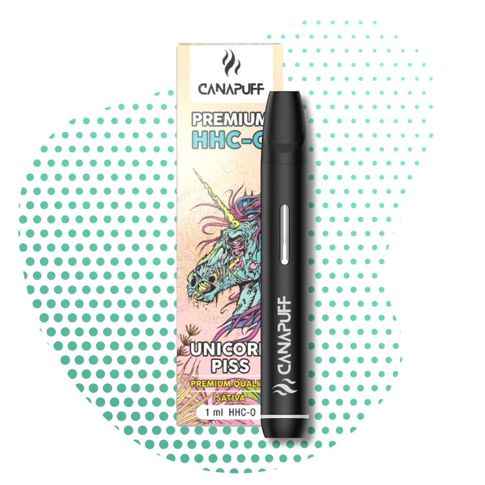 unicorn piss 96 hhc o canapuff uso único 1ml