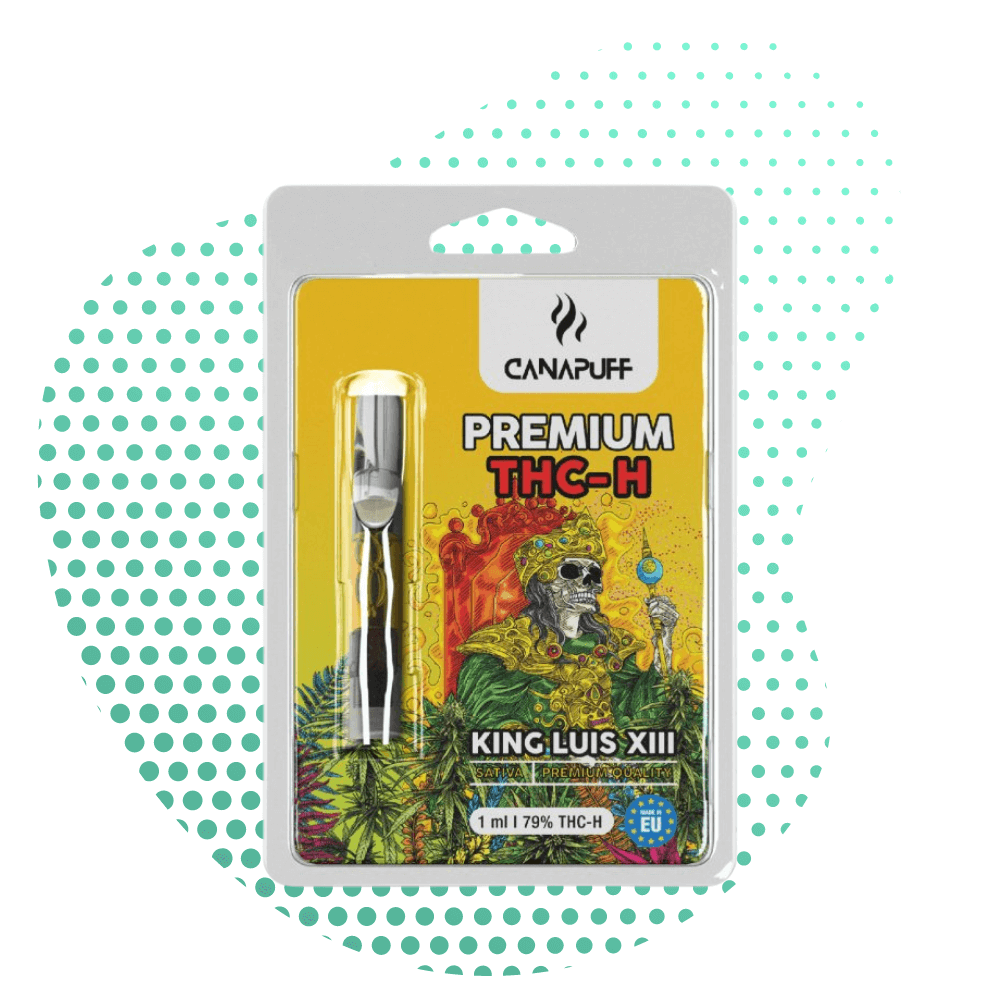 CanaPuff King Louis XIII THC H 79% cartucho