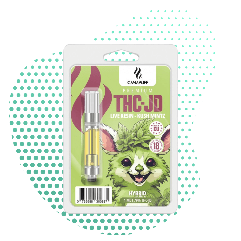 Cartucho Canapuff Kush Mintz THC JD 79%