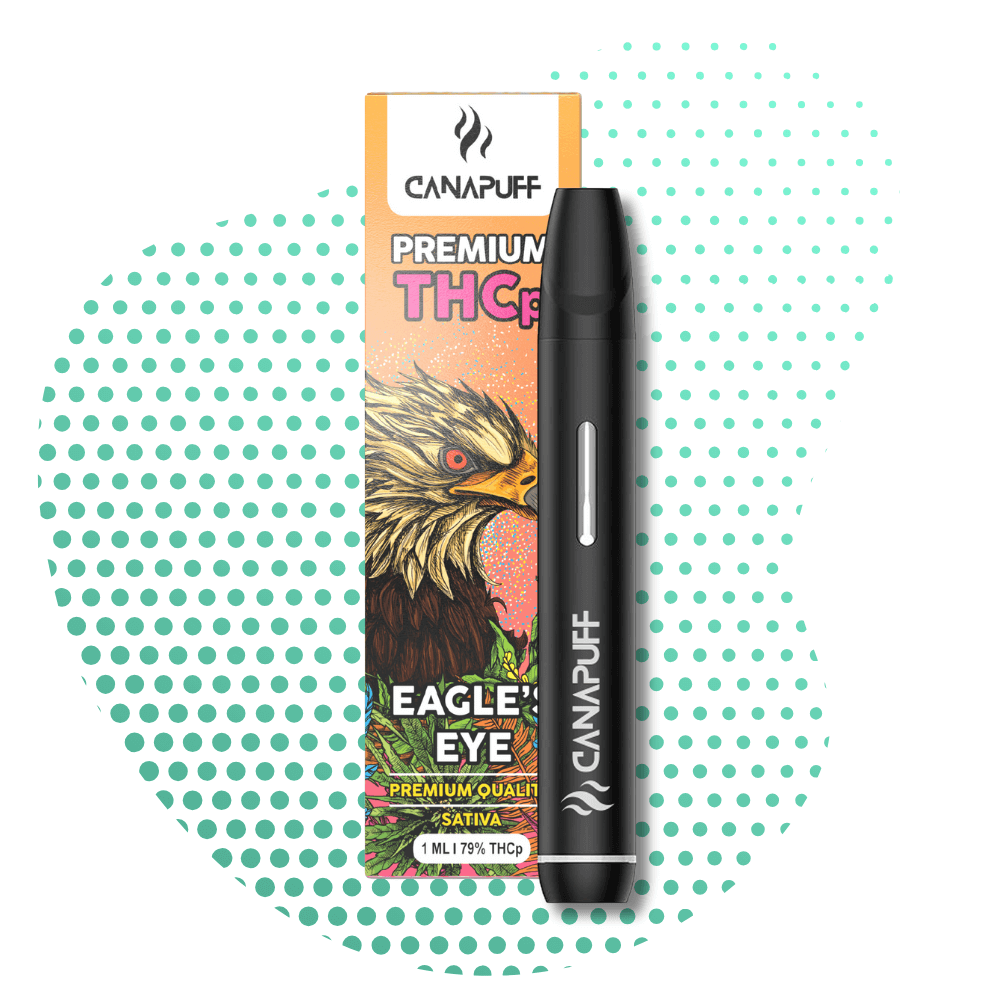 canapuff thcp vape olhos de águia