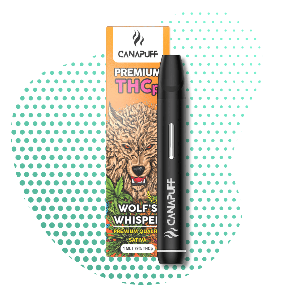 wolfs whisper 79 thcp canapuff uso único 1ml