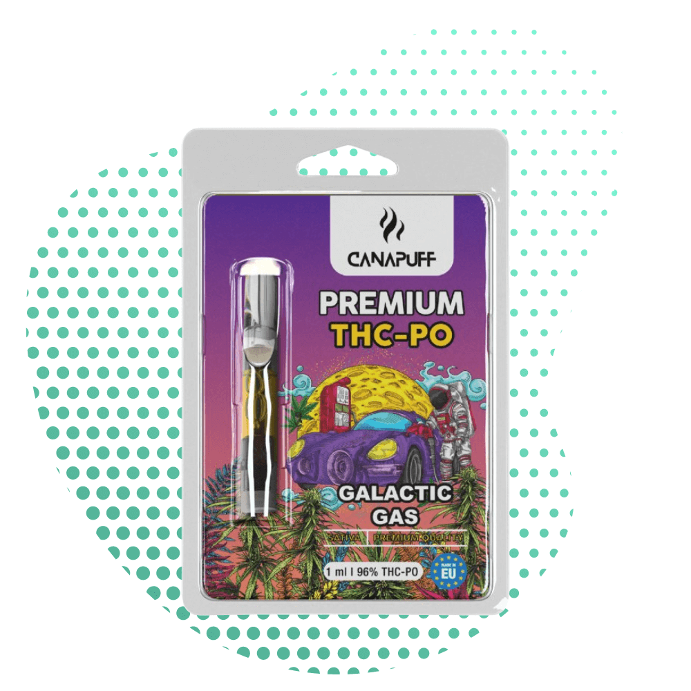 CanaPuff - Galactic Gas - THC-PO 96% - cartucho Canapuff