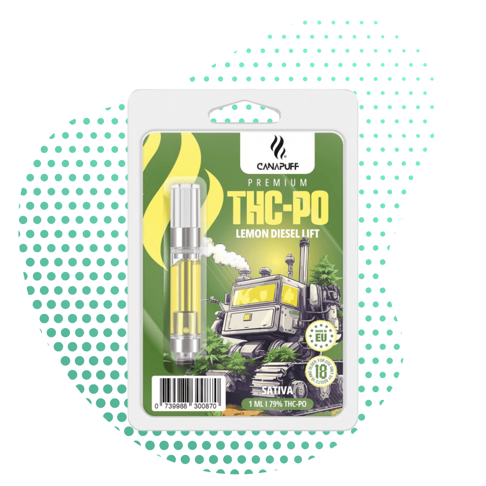 Cartucho CanaPuff Lemon Diesel Lift THC PO 79%