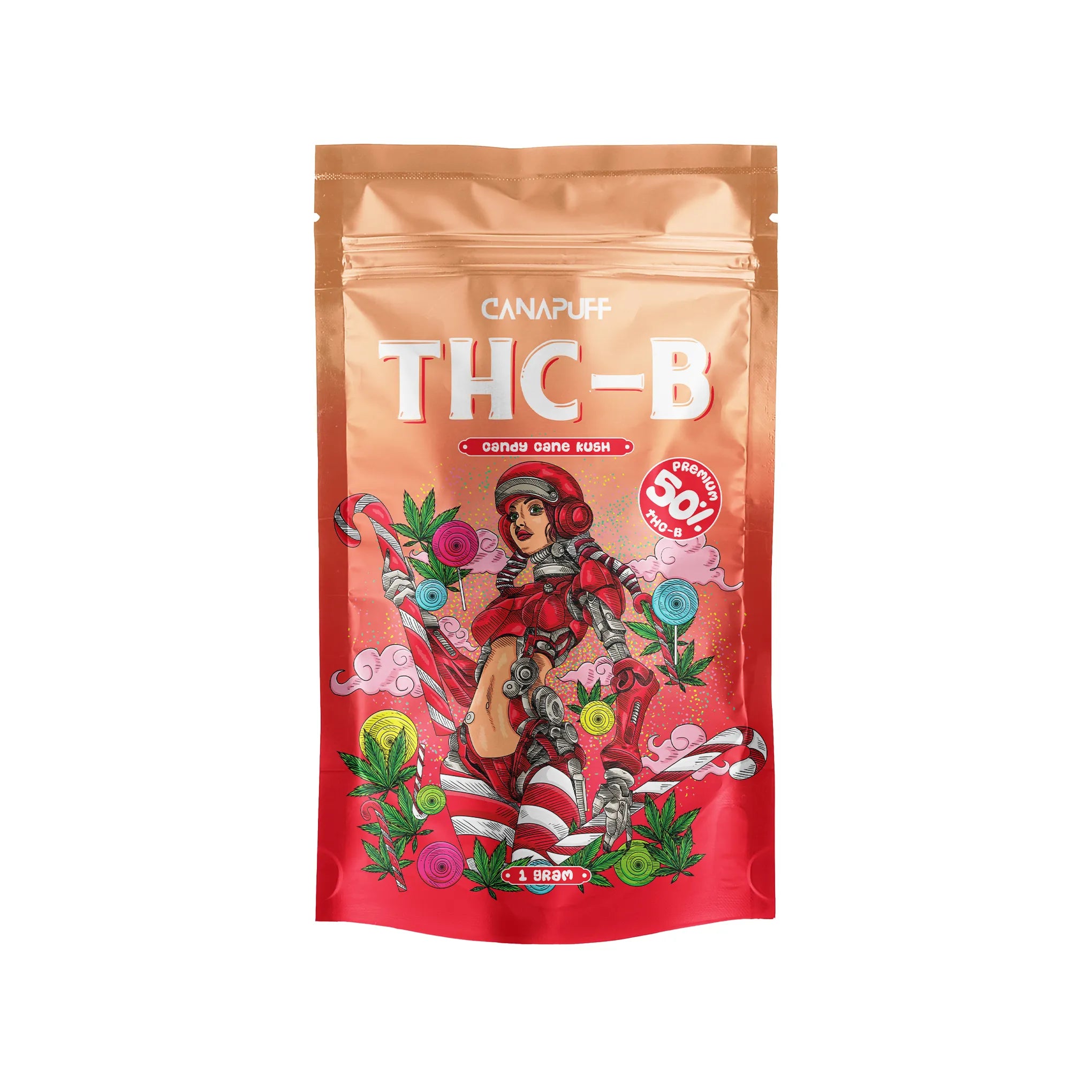 canapuff candy cane kush 50 thc flores b