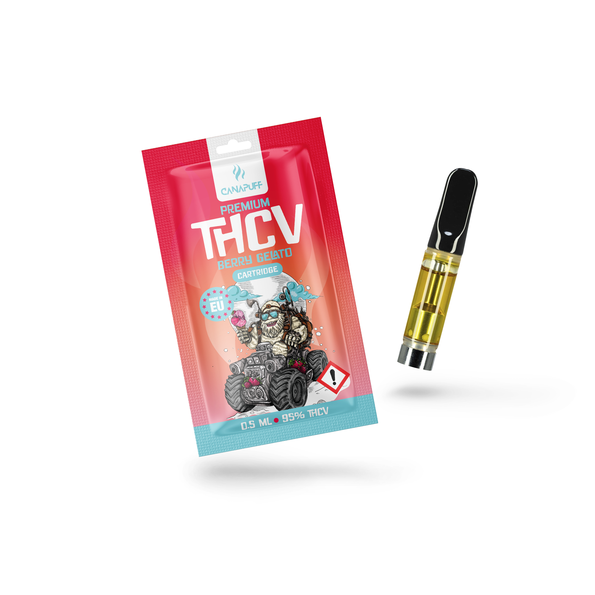 Canapuff - Berry Gelato - THCv 79% - Cartucho