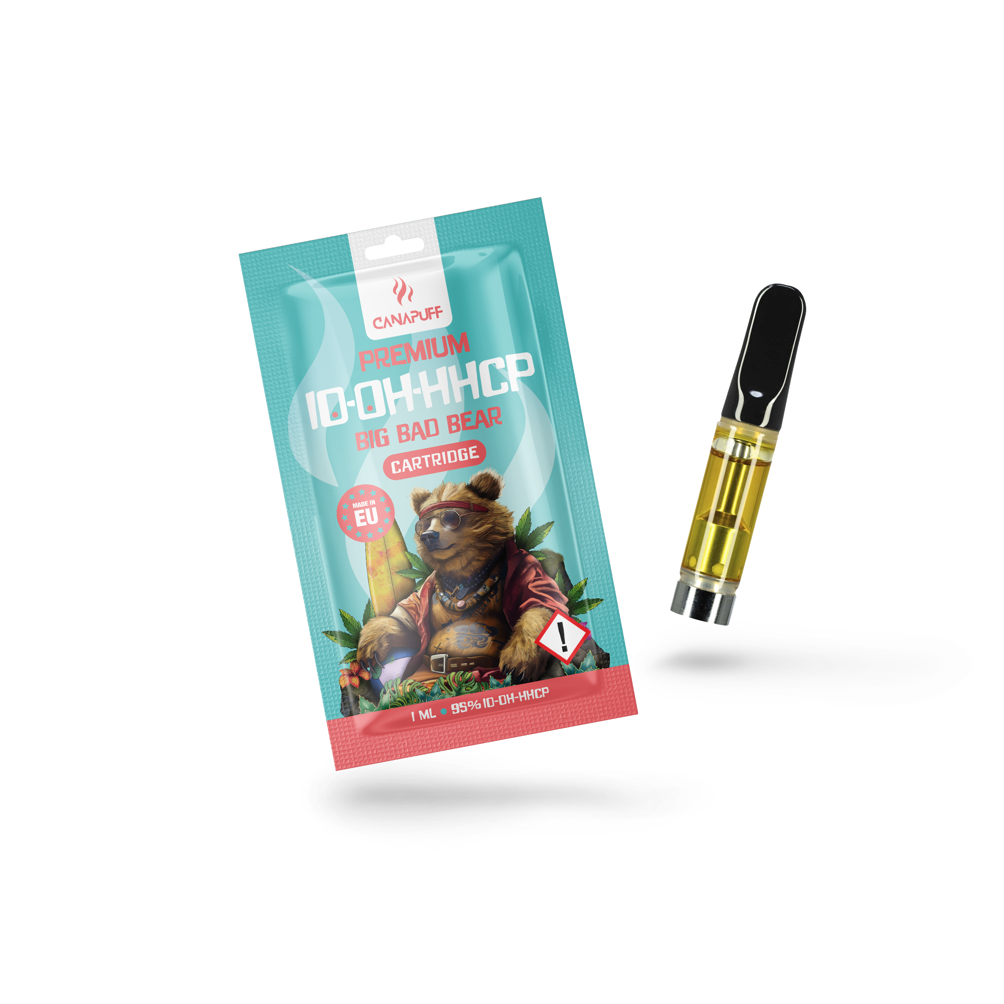 Canapuff - Big Bad Bear - 10-OH-HHCP 95% - cartucho