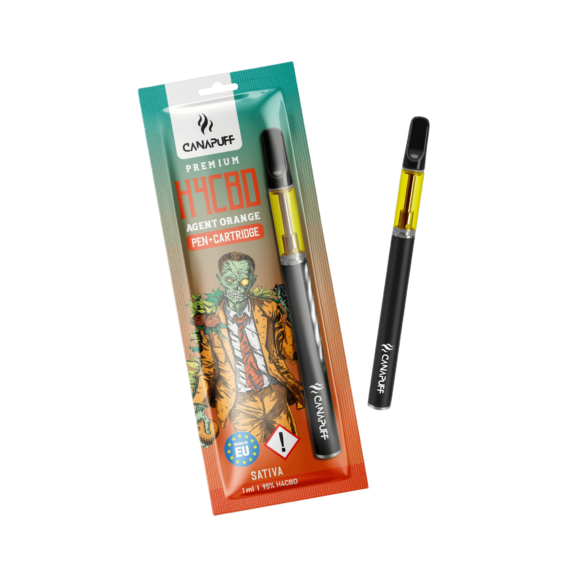H4CBD Pen+Cartucho Agent Orange 95%