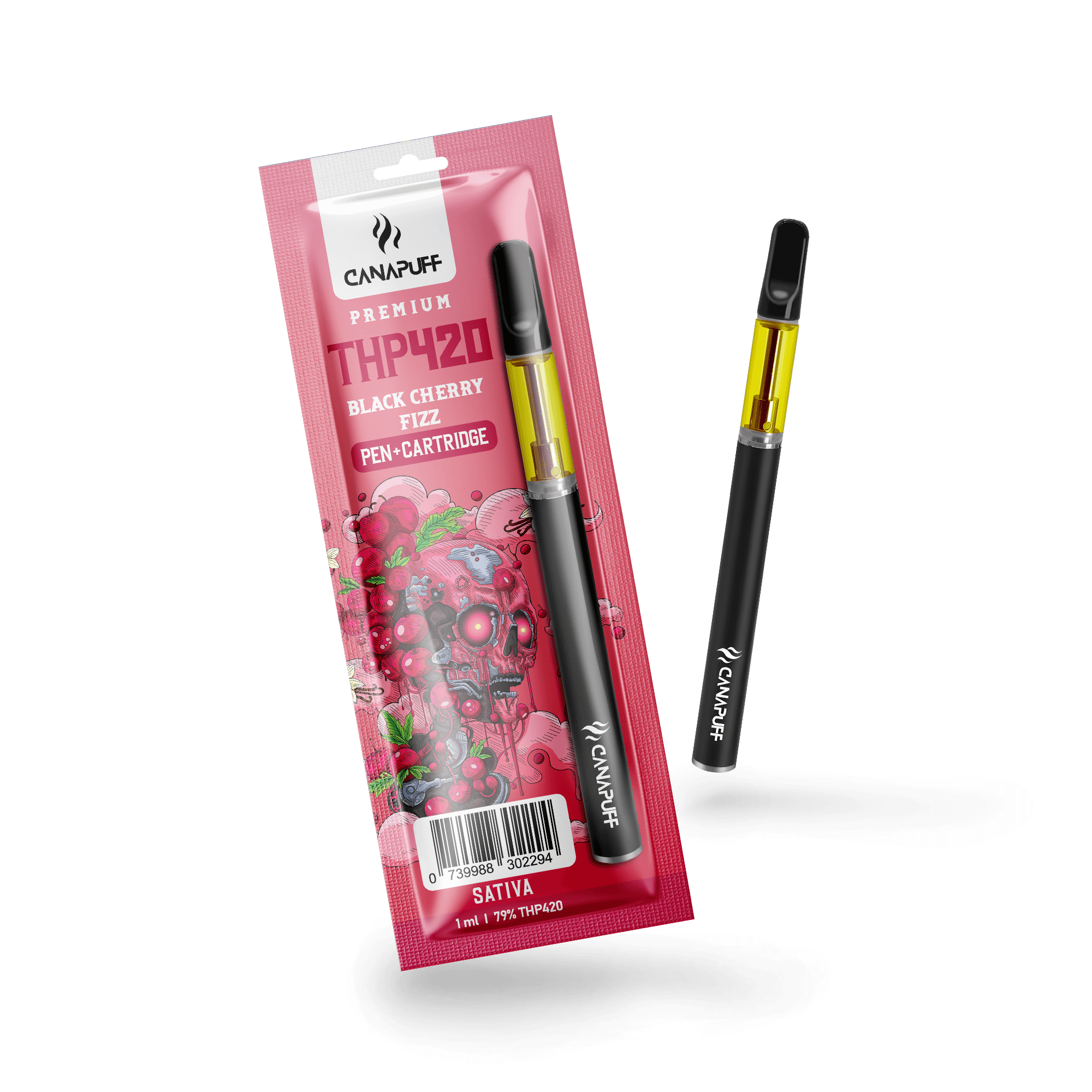 THP420 Pen+Cartucho Cereja-Preta Fizz 79%