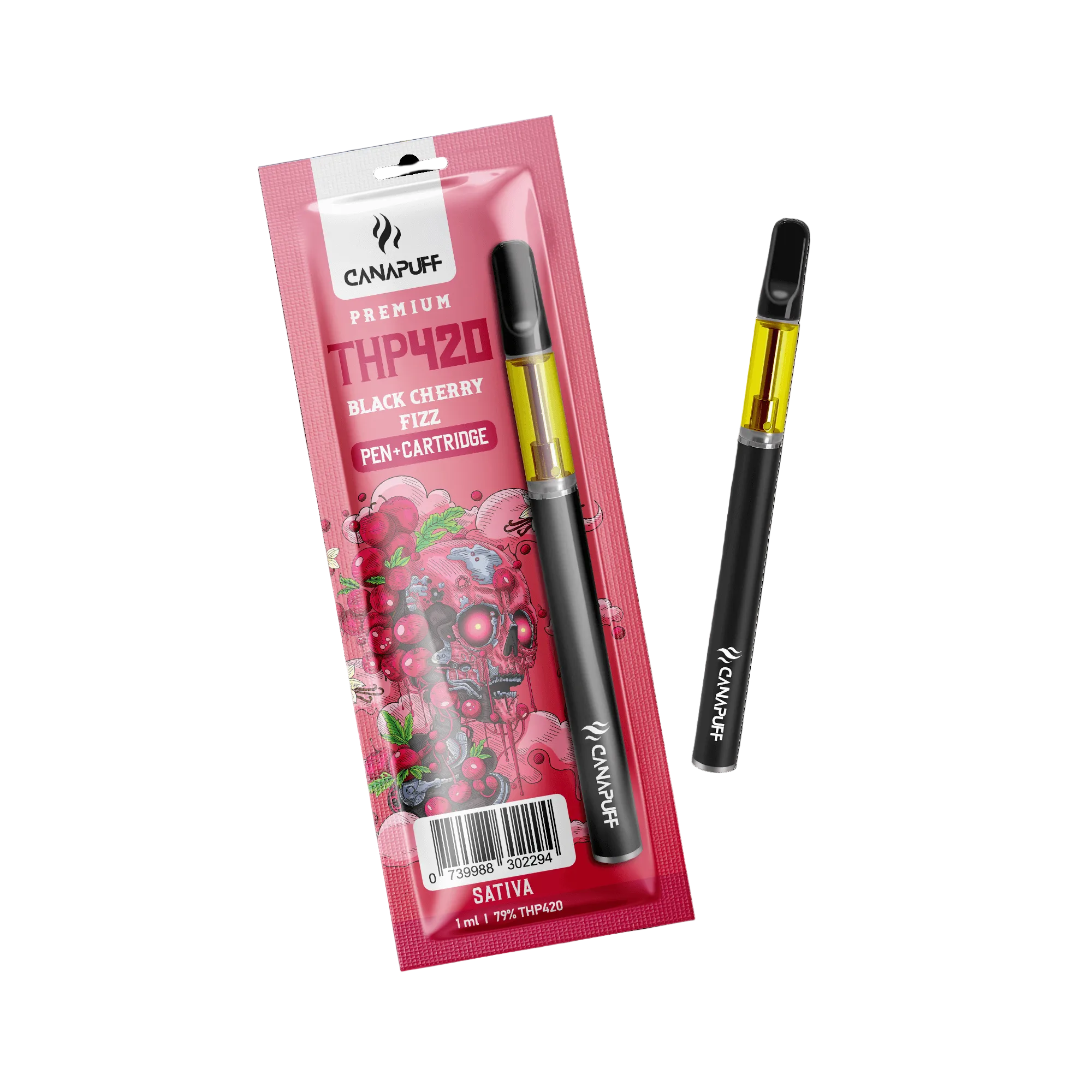 THP420 Pen+Cartucho Cereja-Preta Fizz 79%