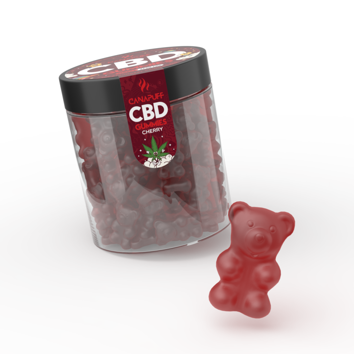 Canapuff - Gomas de CBD - Cereja