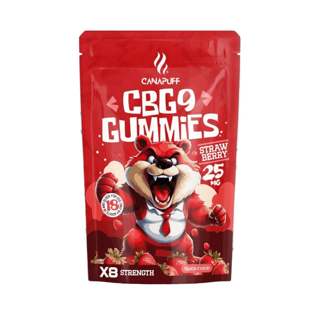 Canapuff - Gomas CBG9 - Morango Canapuff