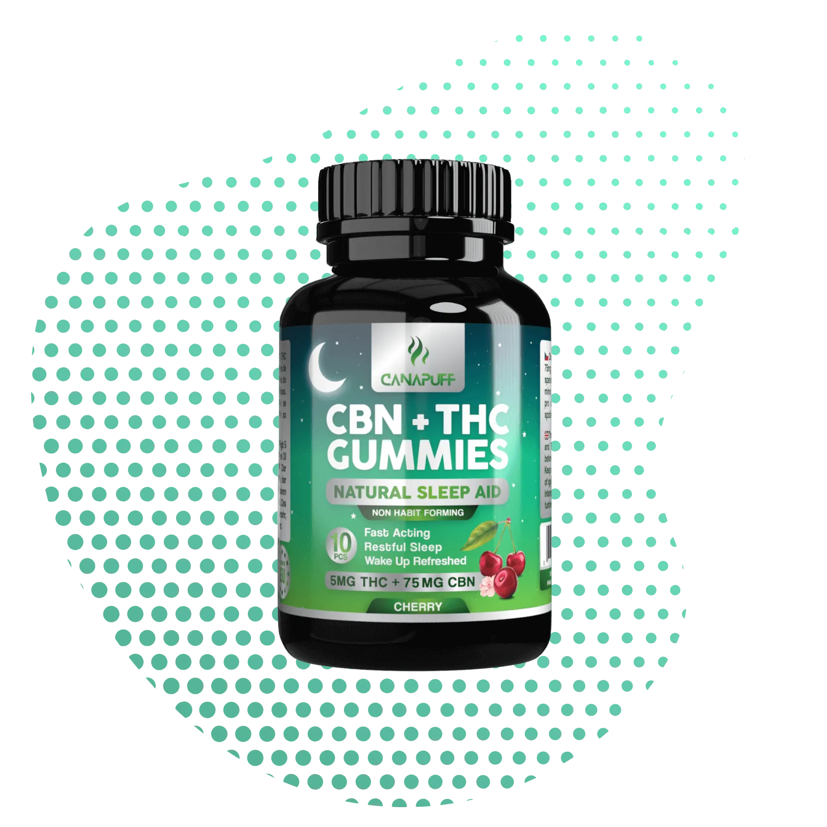 Gomas CBN+THC - Cherry-Canapuff