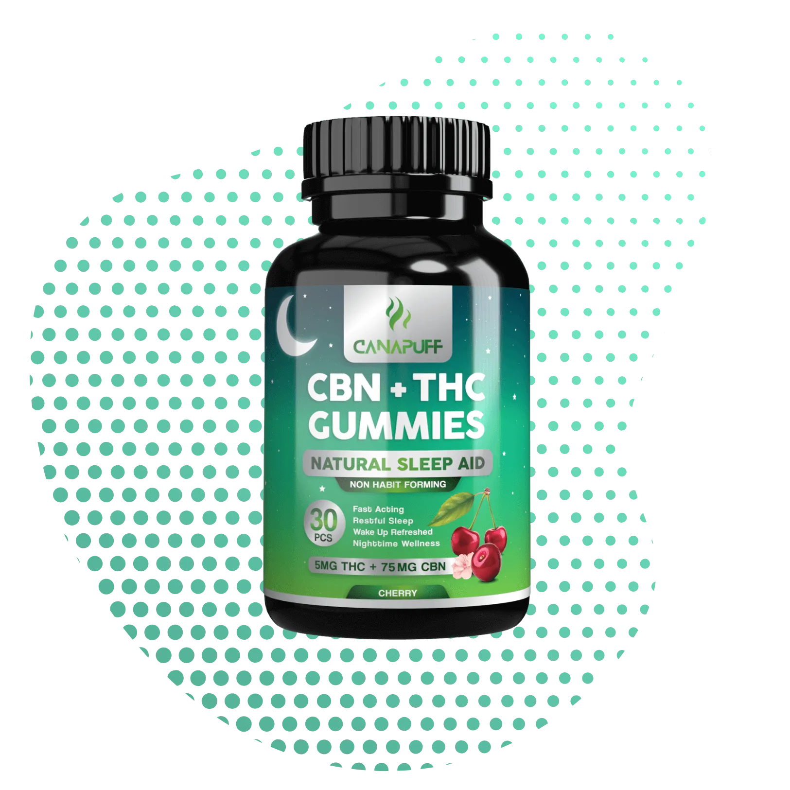 Gomas CBN+THC - Cherry-Canapuff