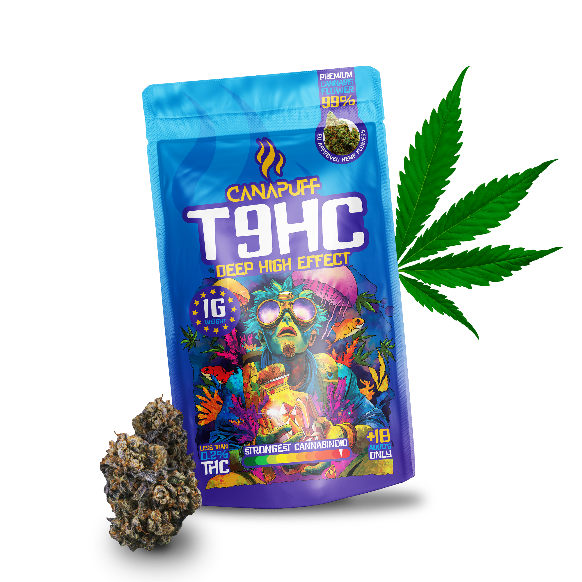Canapuff - Deep 99% - T9HC Flores-Canapuff