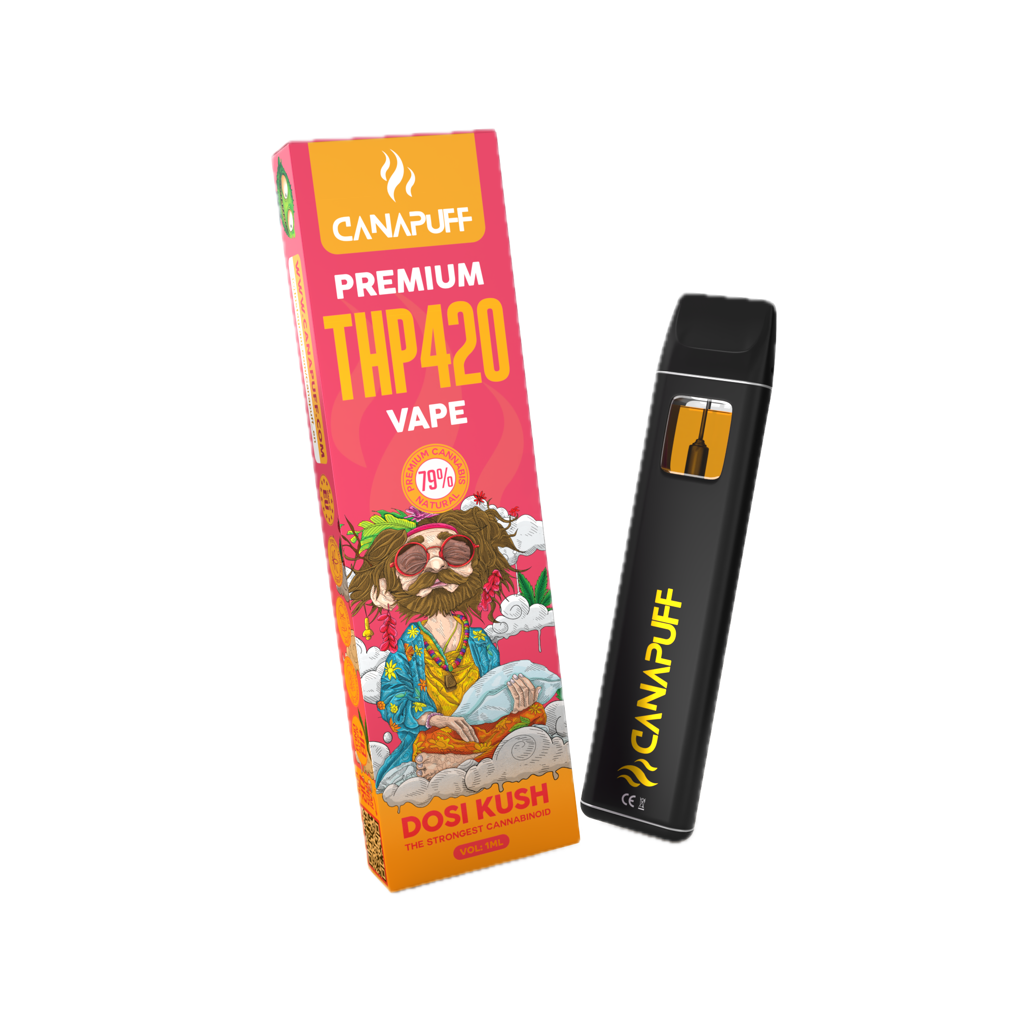 THP420 Vape Dosi Kush 79% 1ml