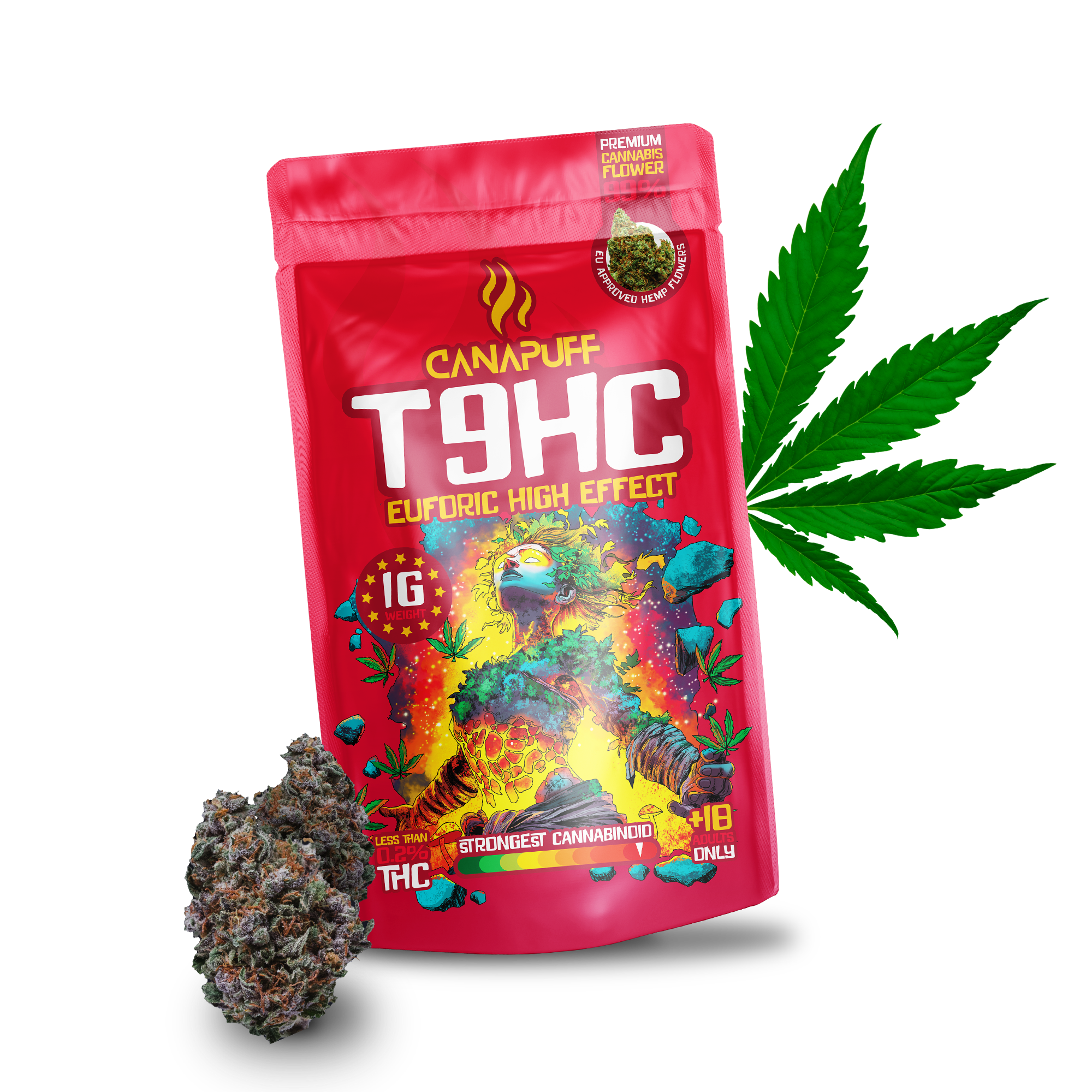 Canapuff - Euforic 99% - T9HC Flores-Canapuff