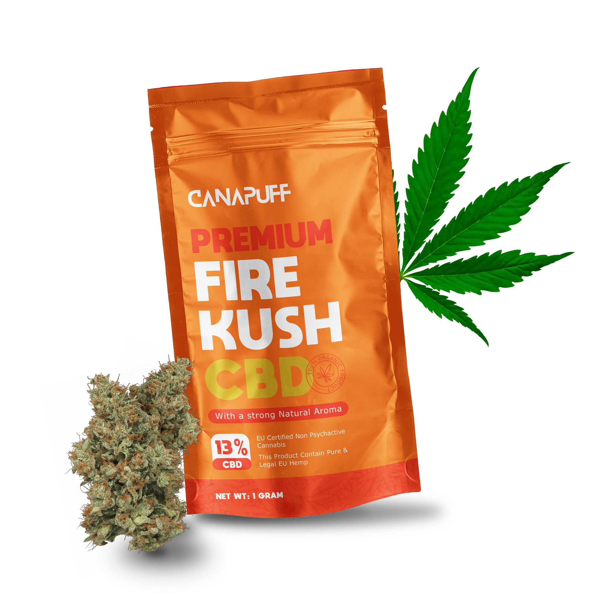 Canapuff - Fire Kush 13% - Flores de CBD