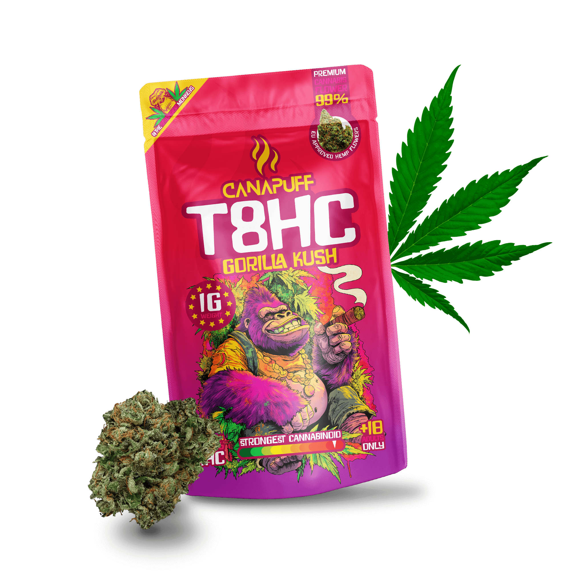 T8HC Flores Gorilla Kush 99%