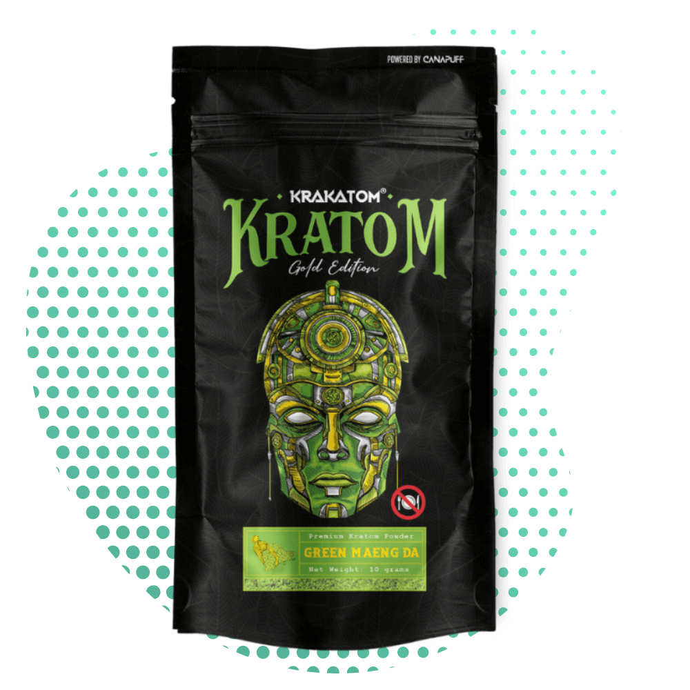 Krakatom - Green Maeng Da - Edição Ouro Canapuff