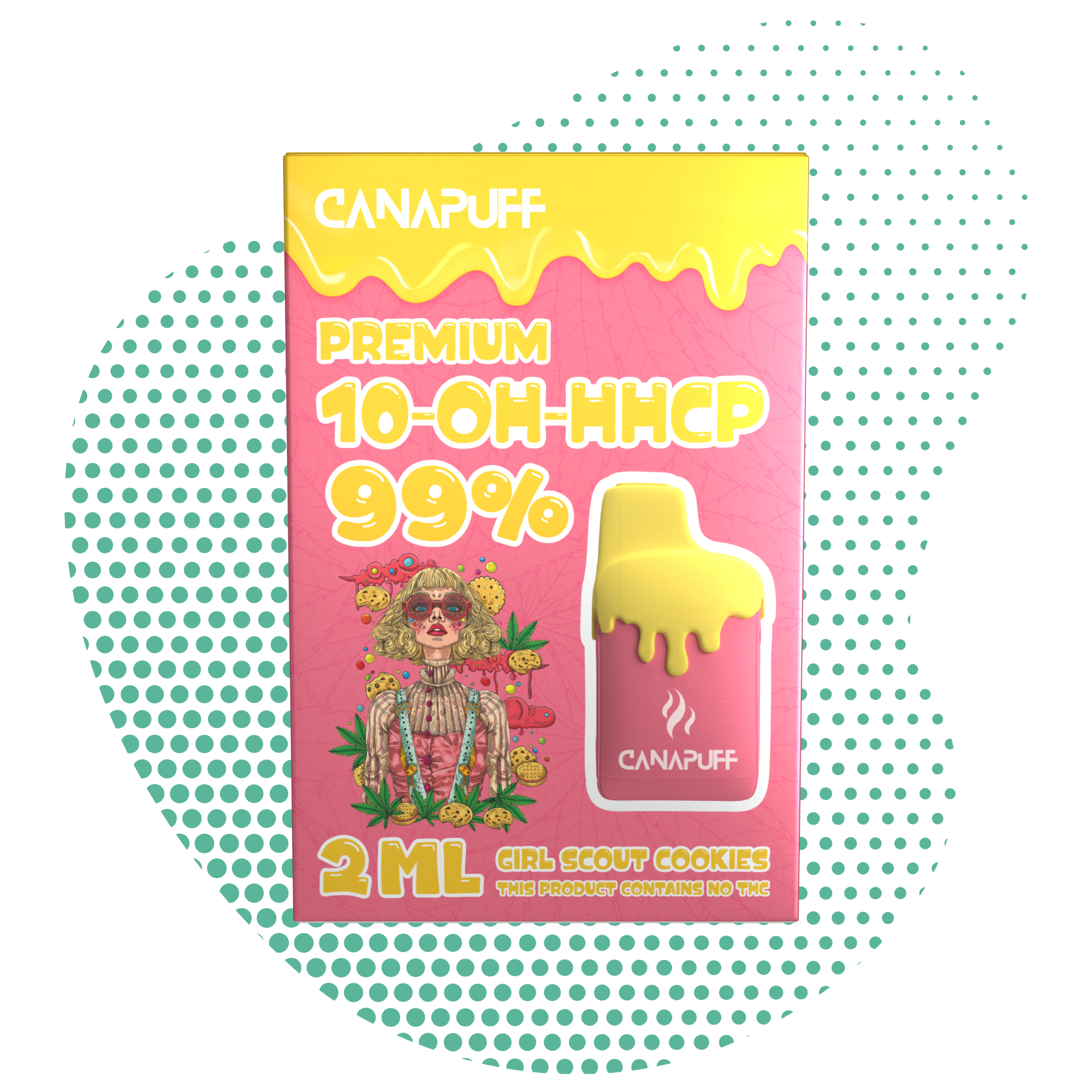 GSC 99% 10-OH-HHCP - Canapuff - Uso Único - 2ml