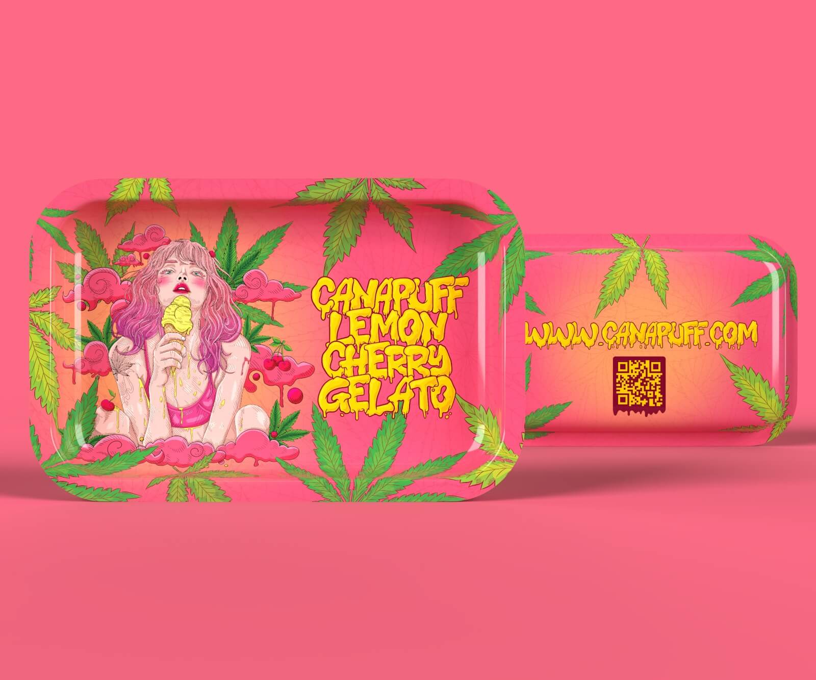 Tabuleiro de enrolar Canapuff - Lemon Cherry Gelato - extra grande