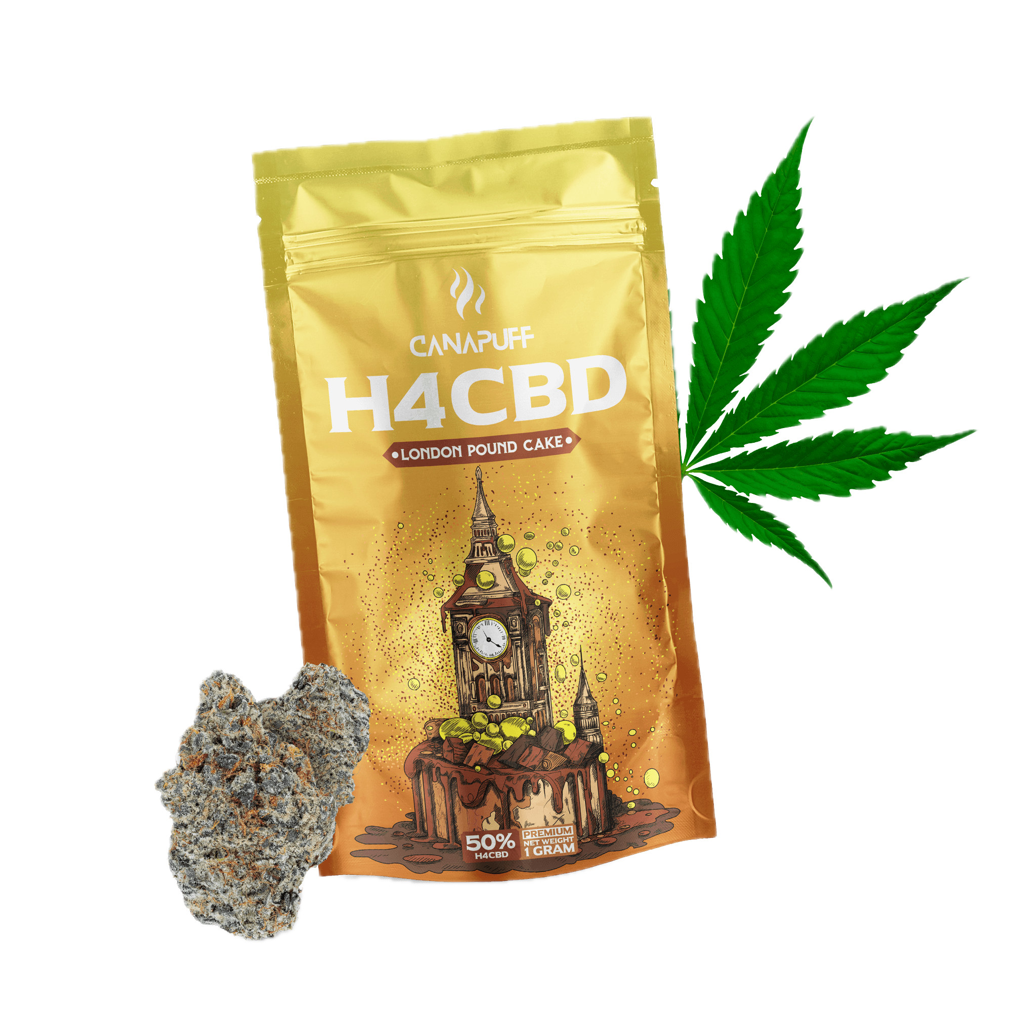 H4CBD Flores London Pound Cake 50%