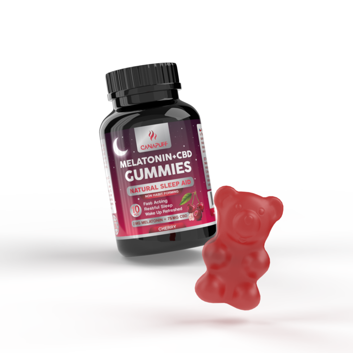 Gomas de Melatonina+CBD - Cereja