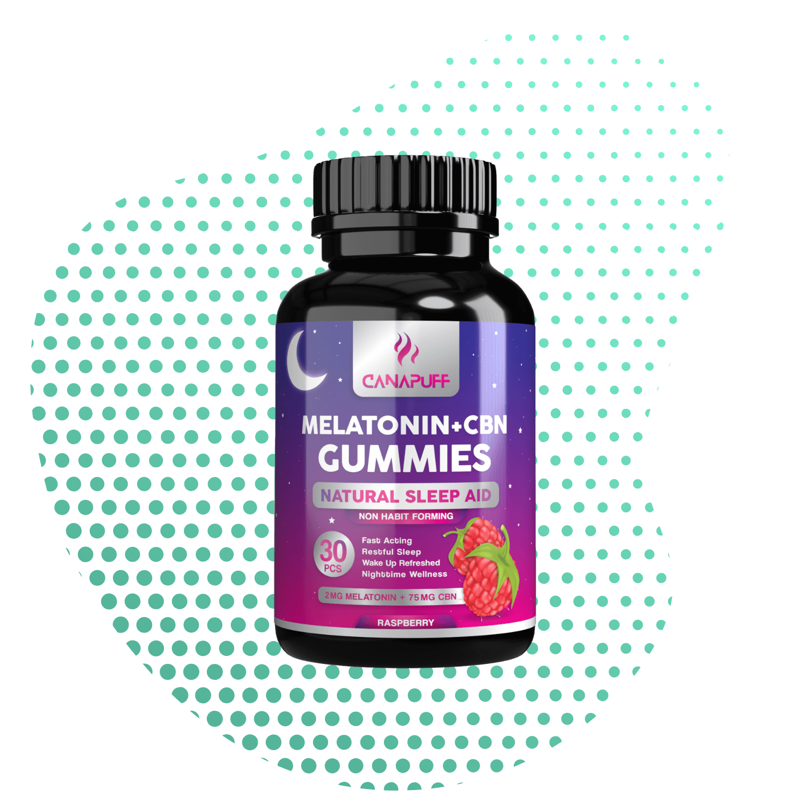 Gomas de Melatonina + CBN - Framboesa