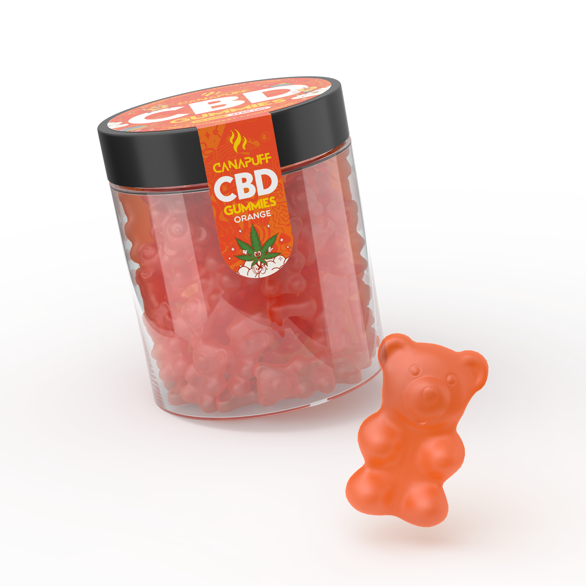 Canapuff - Gomas de CBD - Laranja