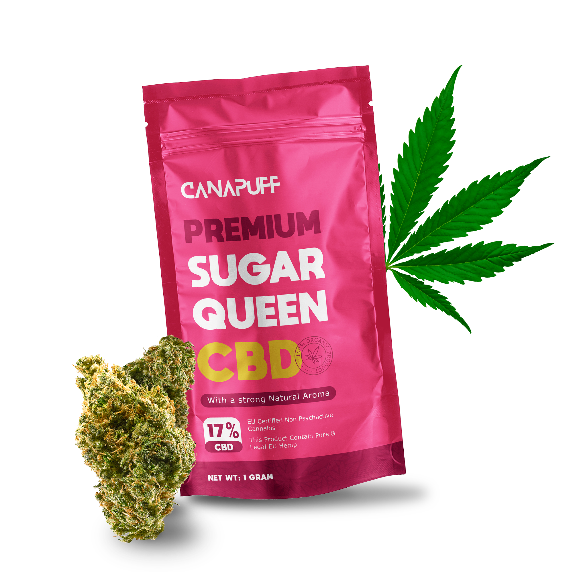 Canapuff - Sugar Queen 17% - Flores de CBD