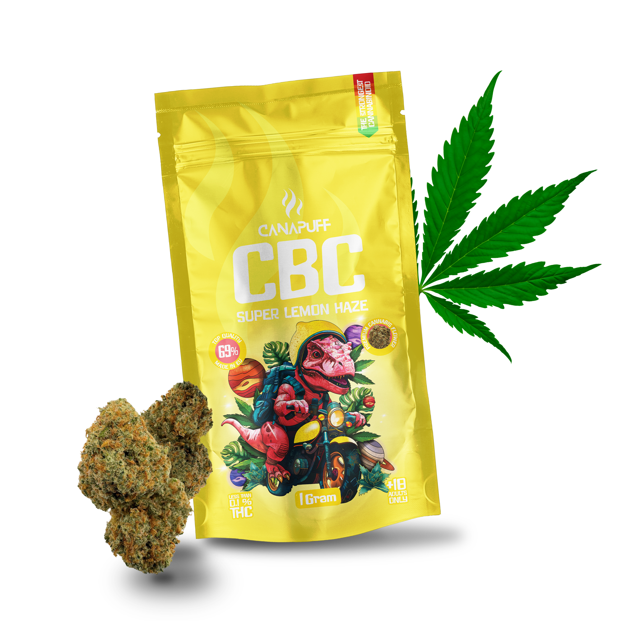 Canapuff - Super Lemon Haze 69% - Flores CBC