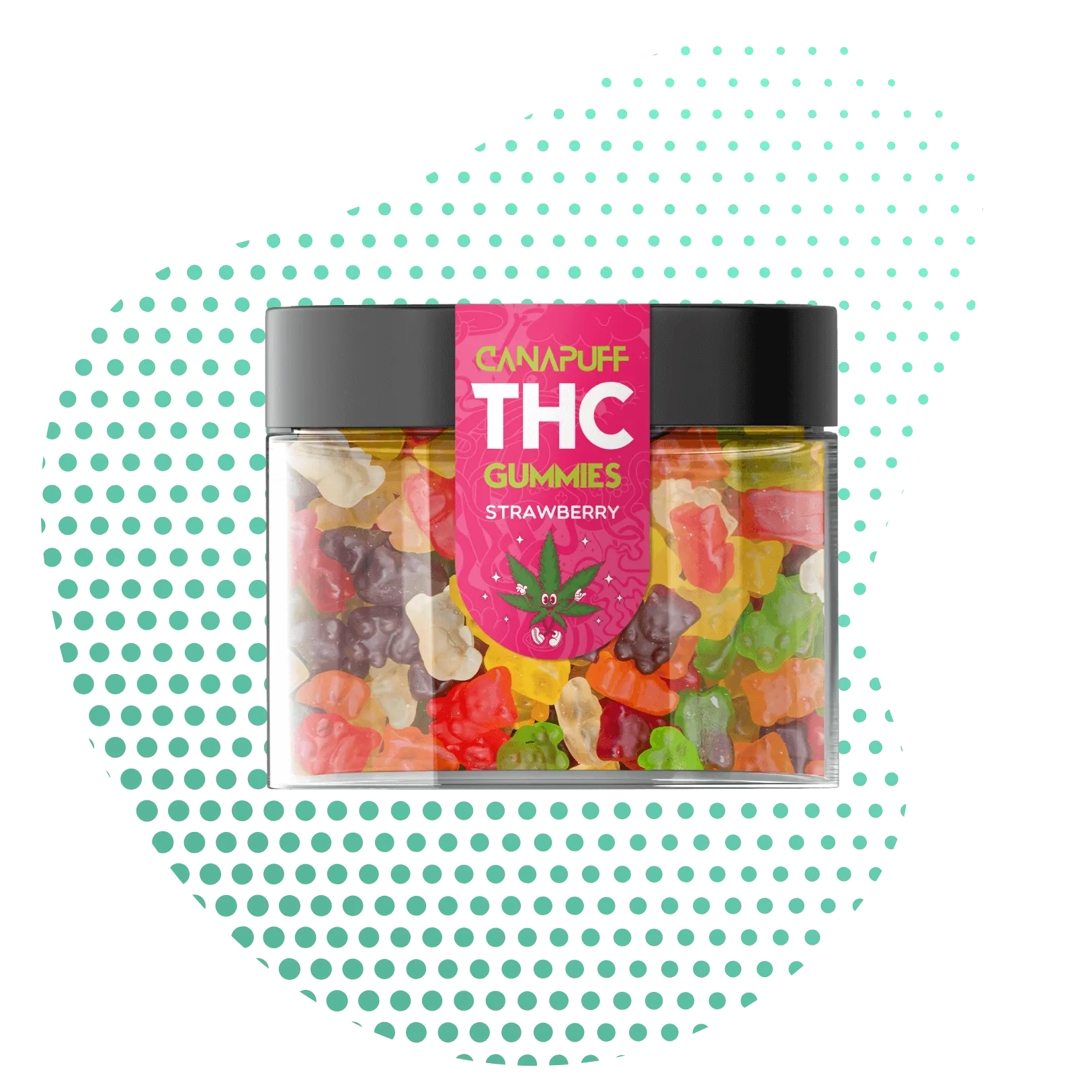 Gomas de THC Morango-Canapuff