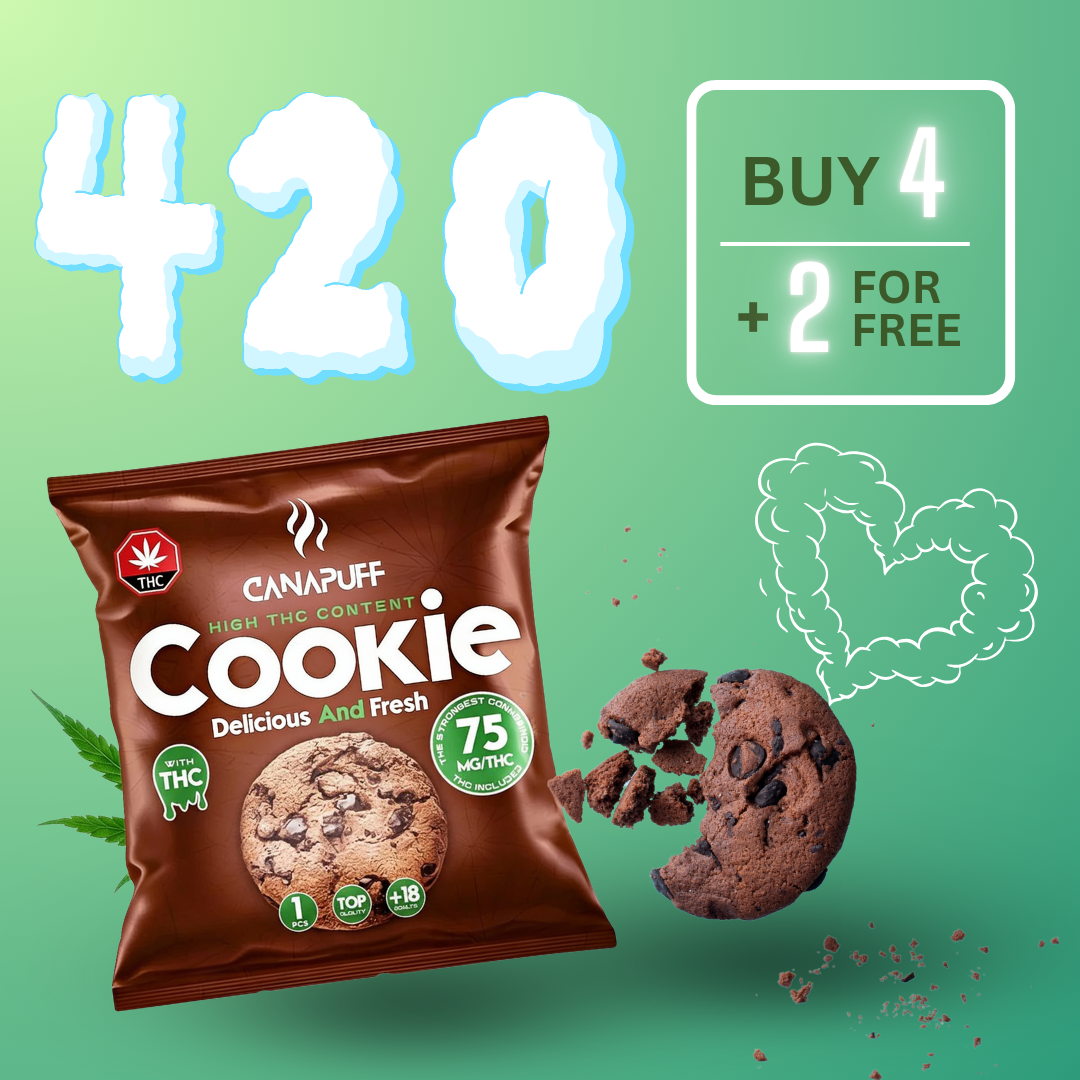 420 Week THC Cookies Bundle – 4+2 Grátis