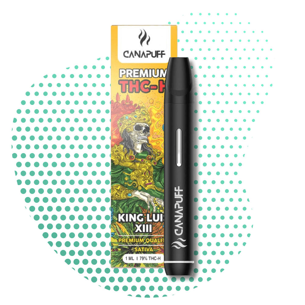 King Louis XIII 79% THC H Canapuff Uso Único 1ml
