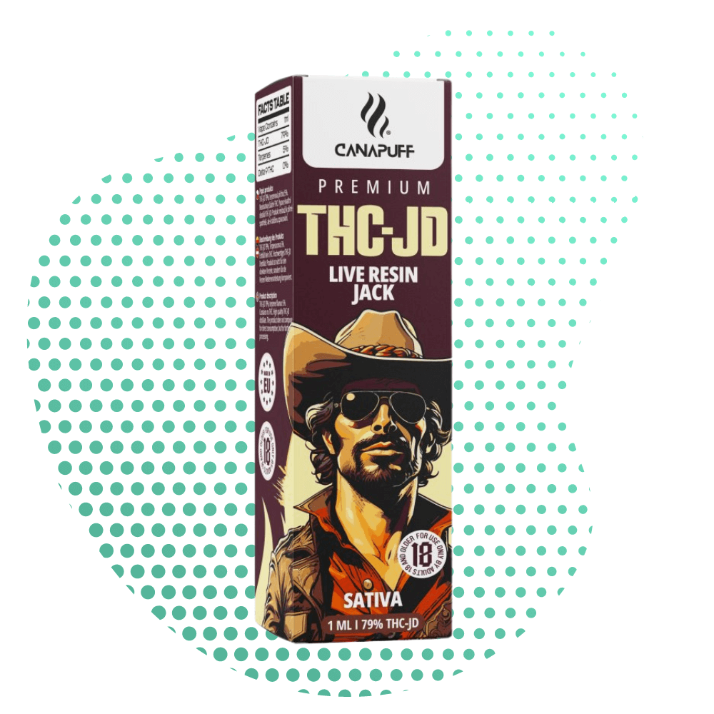 Jack 79% THC JD Canapuff Uso Único 1ml