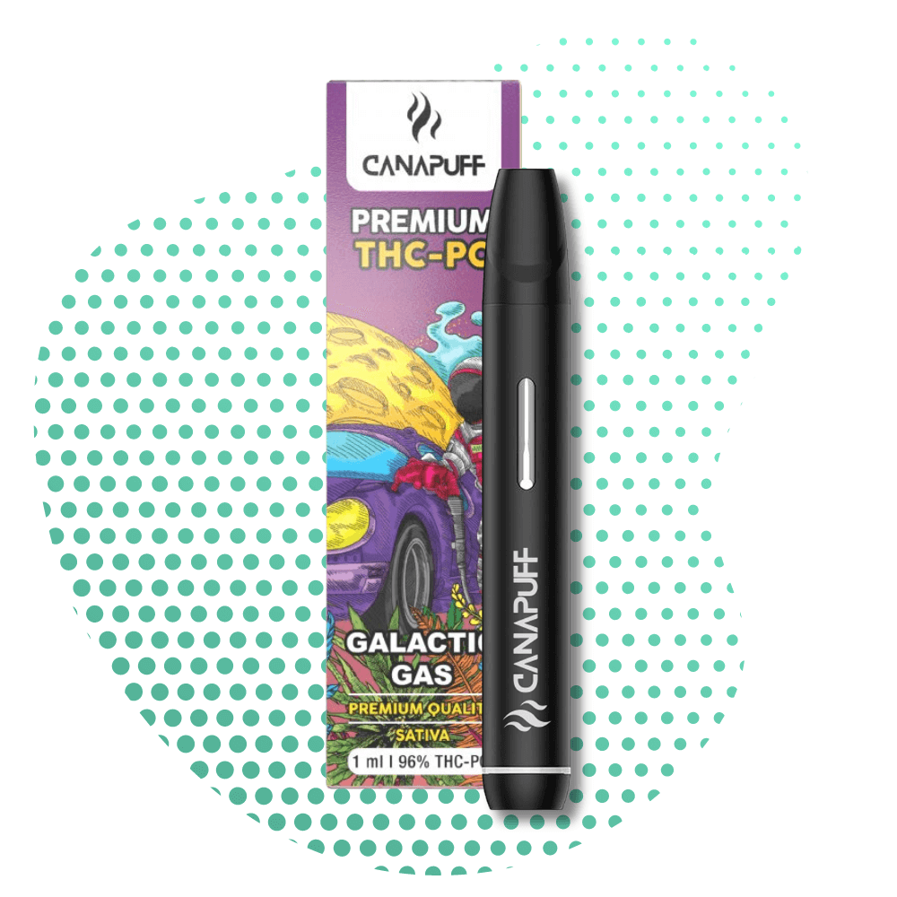 Galactic Gas 79% THC PO Canapuff Uso Único 1ml