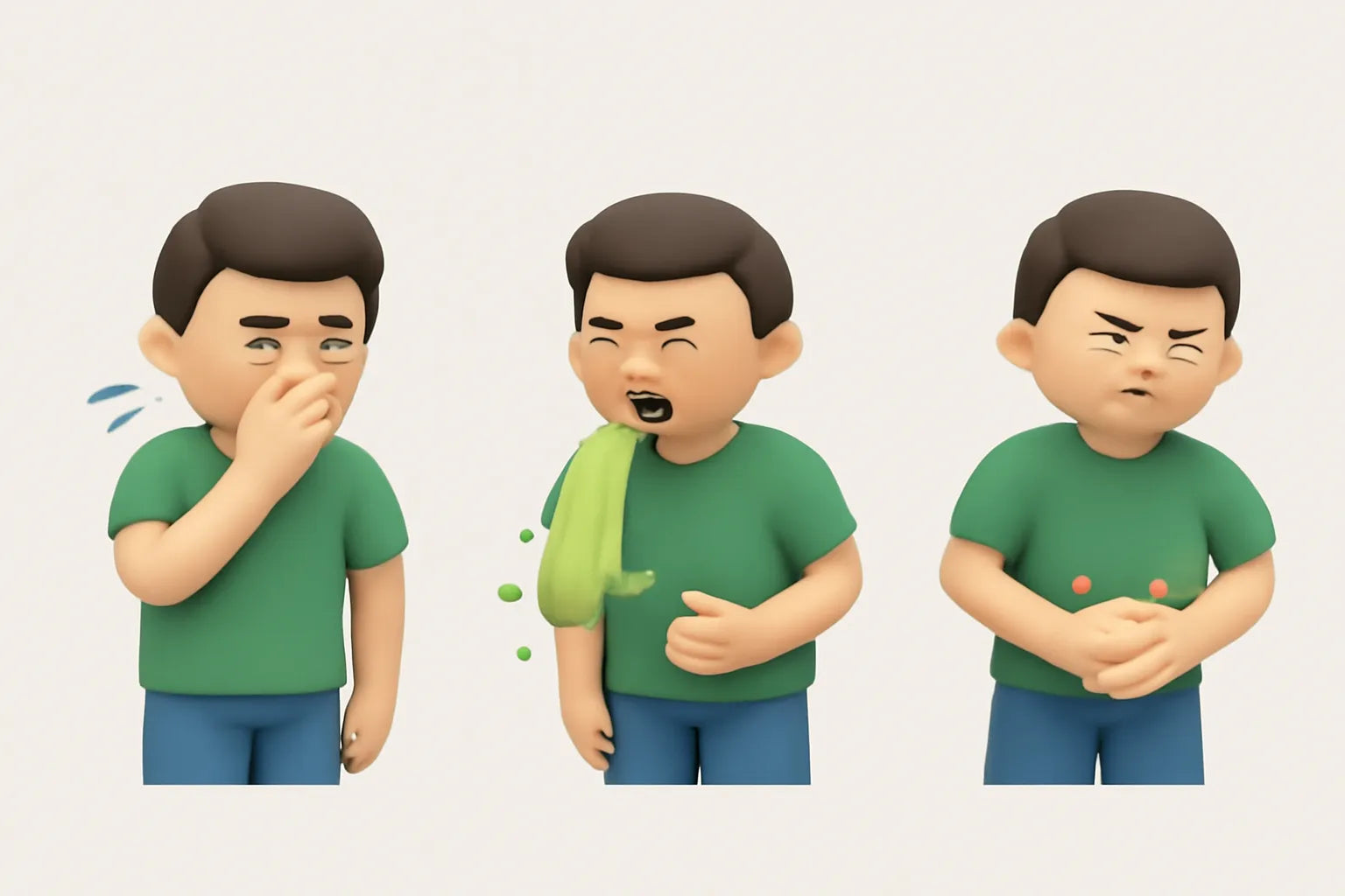 What are the 3 stages of CHS?-Canapuff