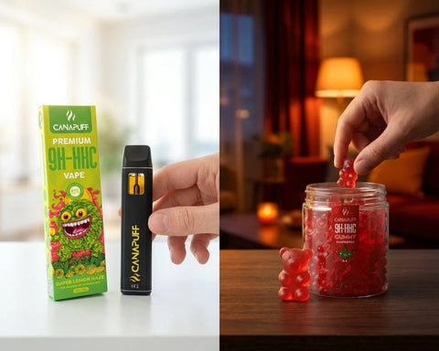 vapes vs Gomas: Qual o formato de canabinóide mais adequado para ti?