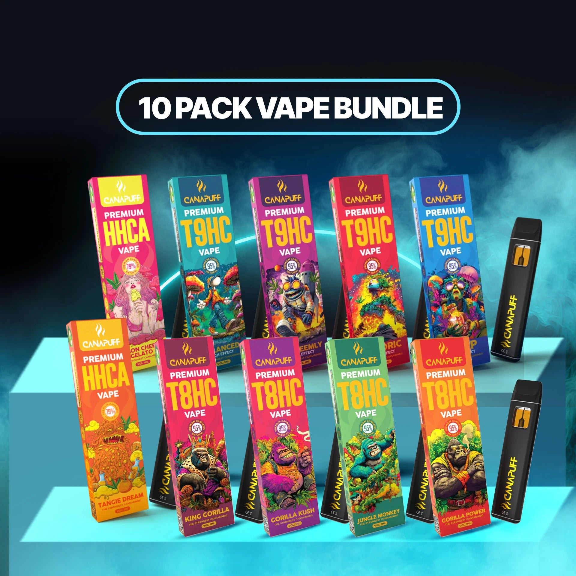 Pack de 10 Vape Bundle (10x1ml)