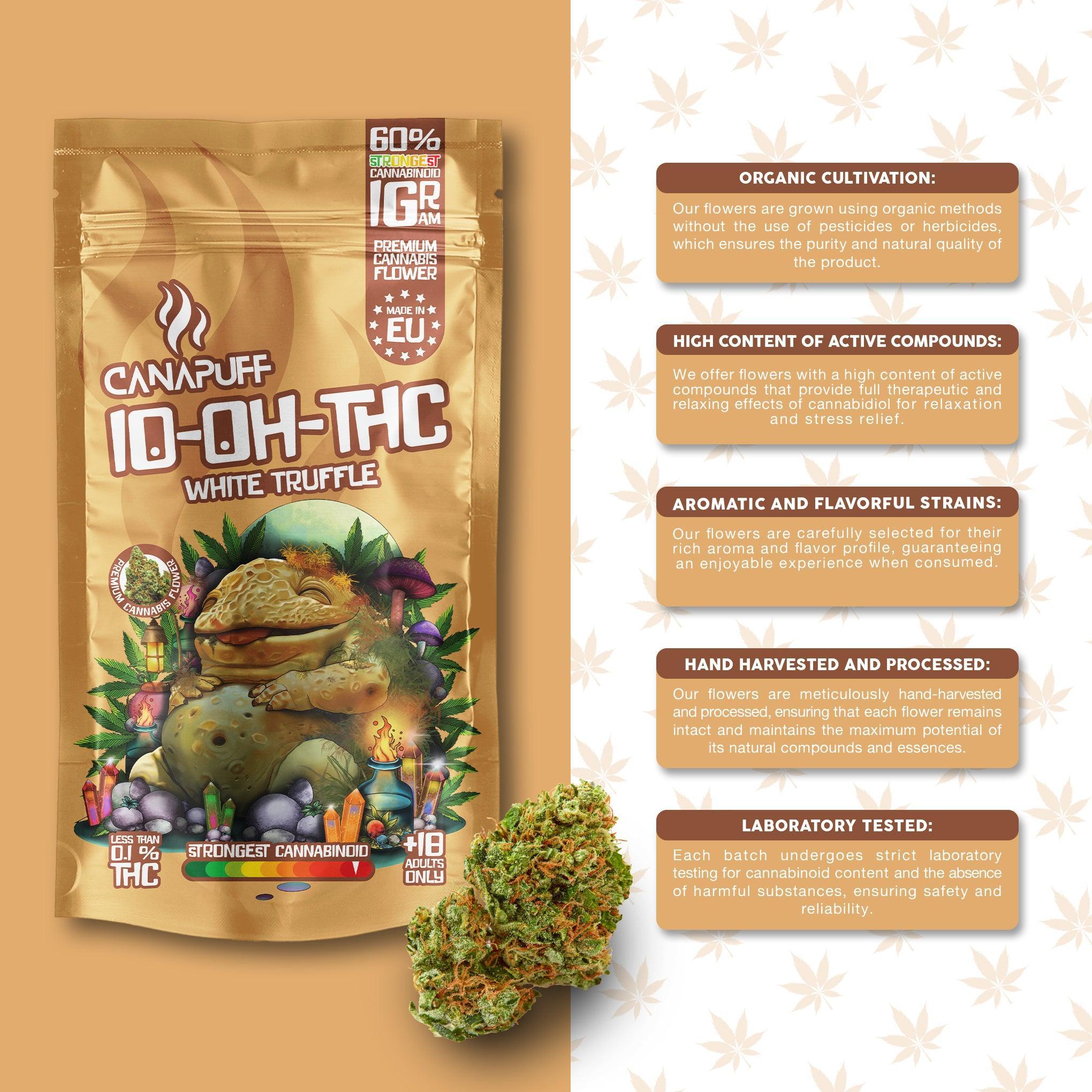 White Truffle 60% - 10-OH-THC Flowers-Canapuff