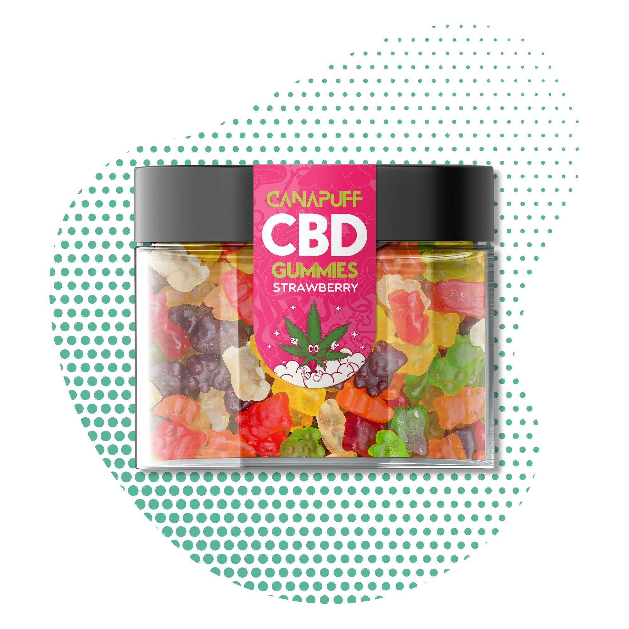 Canapuff - Gomas de CBD - Morango-Canapuff