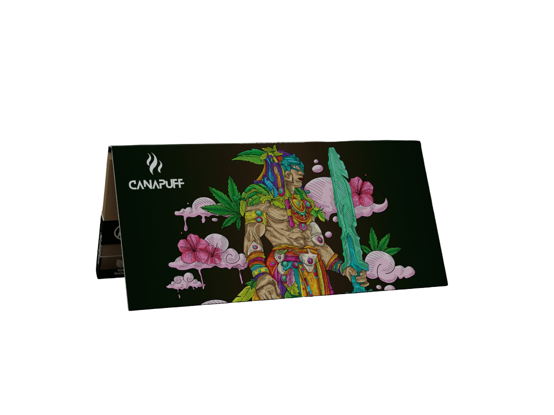 Canapuff Papel de Enrolar - Maxi Pack KSW com Filtros - Green Crack