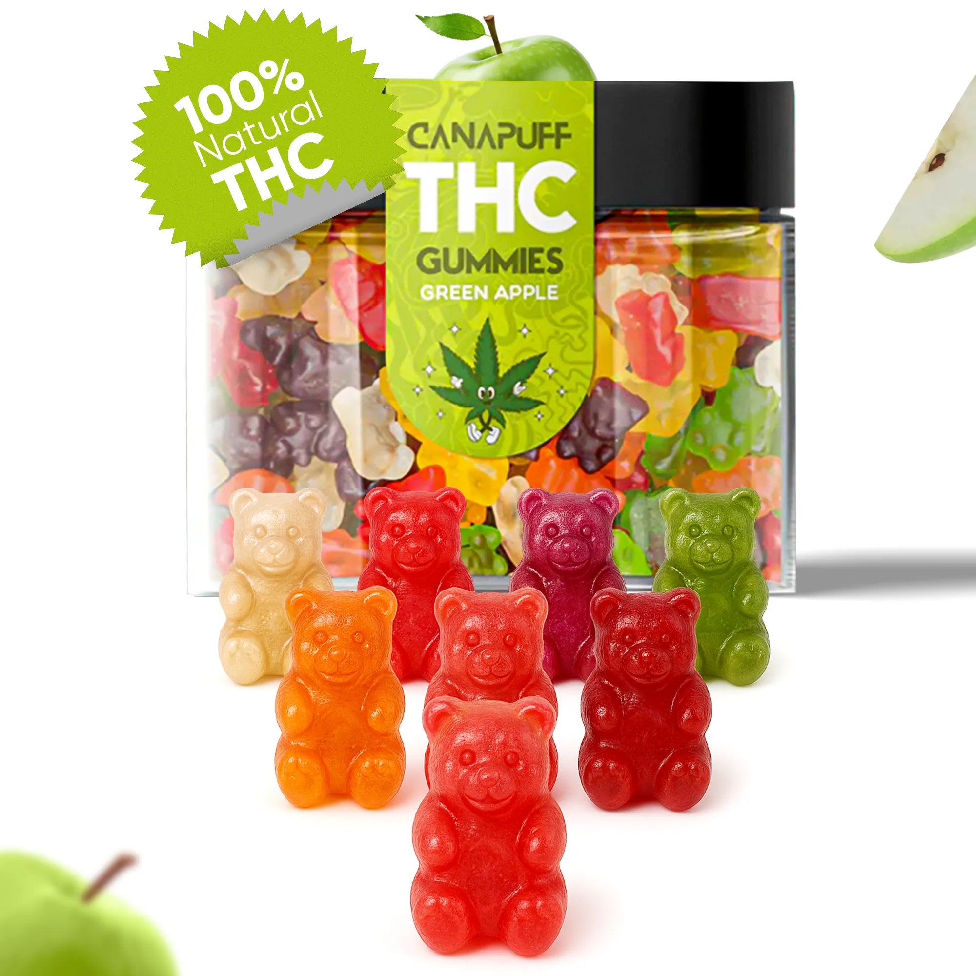 THC Gummies Maçã Verde