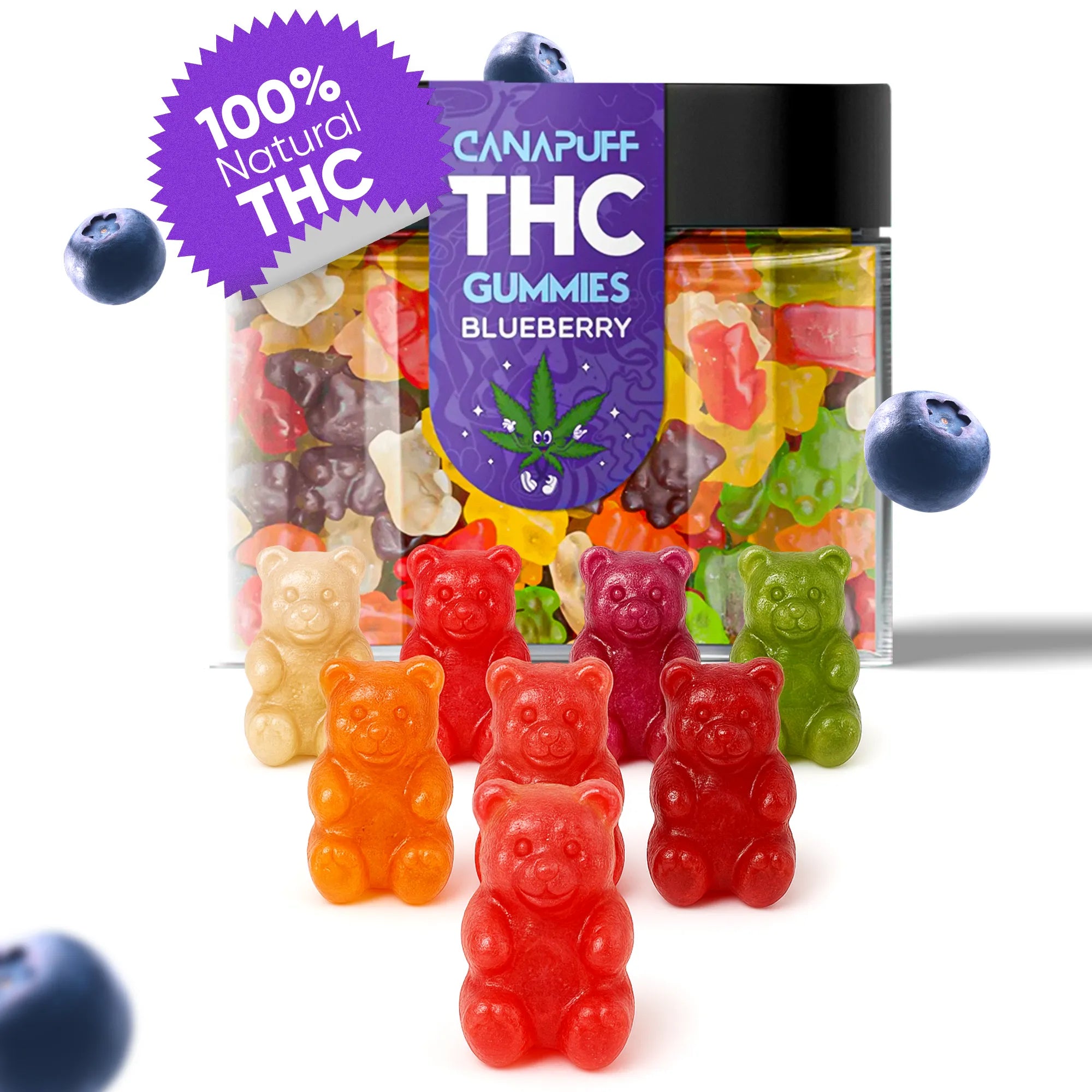 THC Gummies Mirtilo