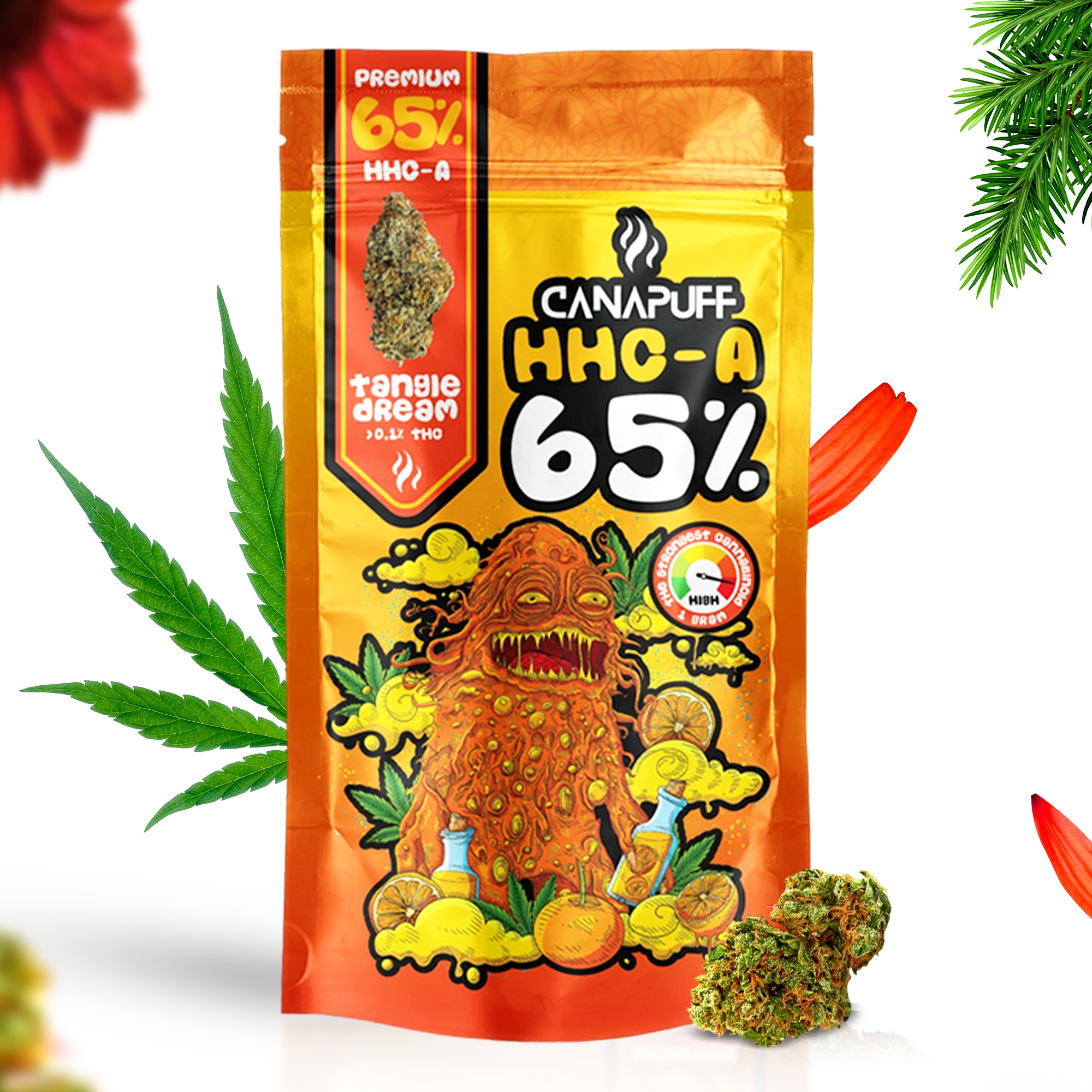 Canapuff - Tangie Dream 65% - Flores HHC-A