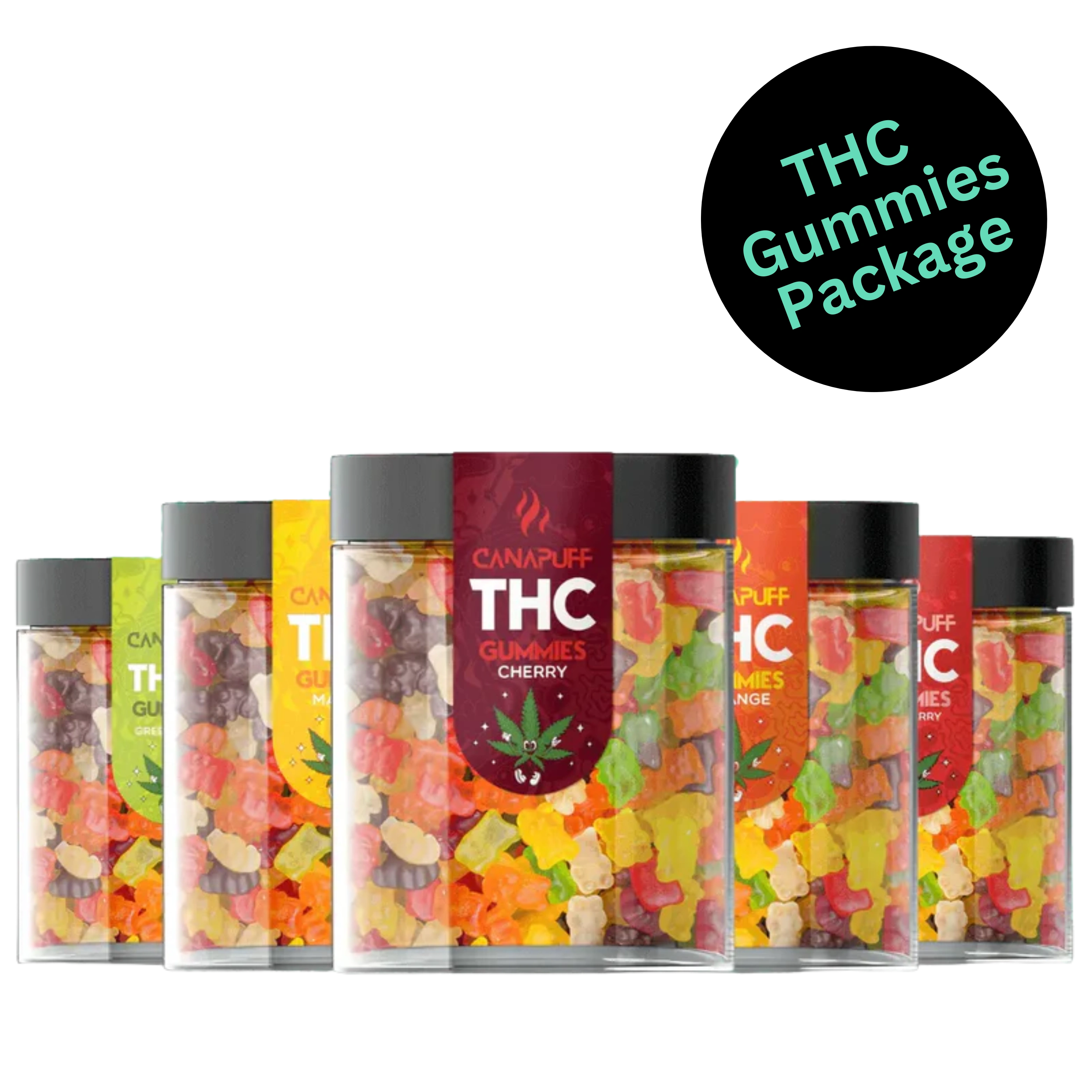 Pacote de Gomas de THC