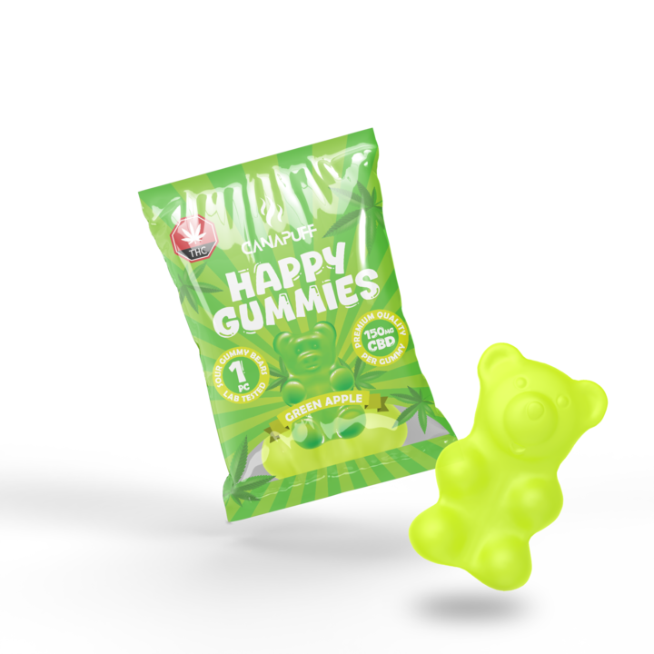 Canapuff - Gomas de CBD - Maçã Verde