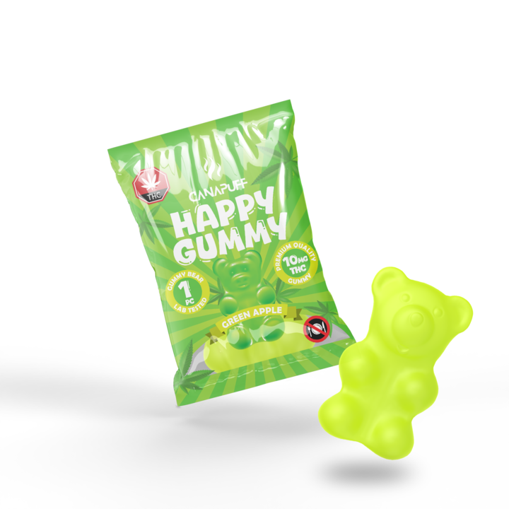 Gomas de THC Maçã Verde
