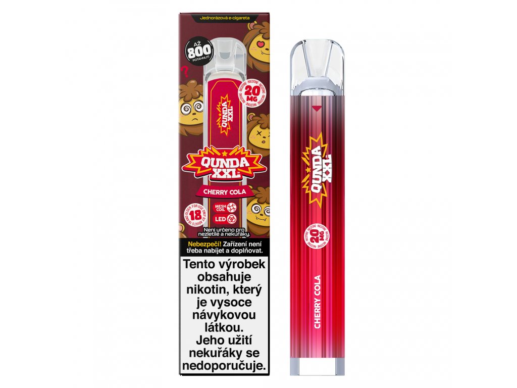 Qunda XXL Cherry Cola - Nicotina Vape