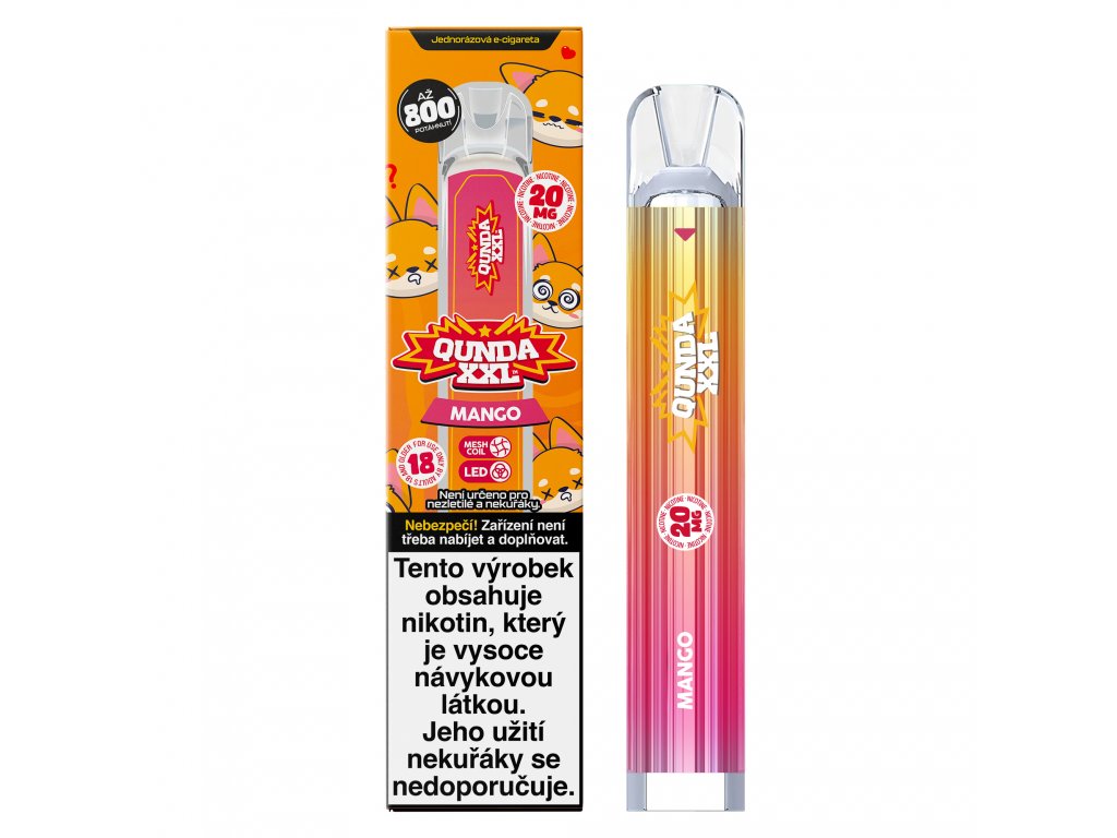 Qunda XXL Mango - Nicotina Vape